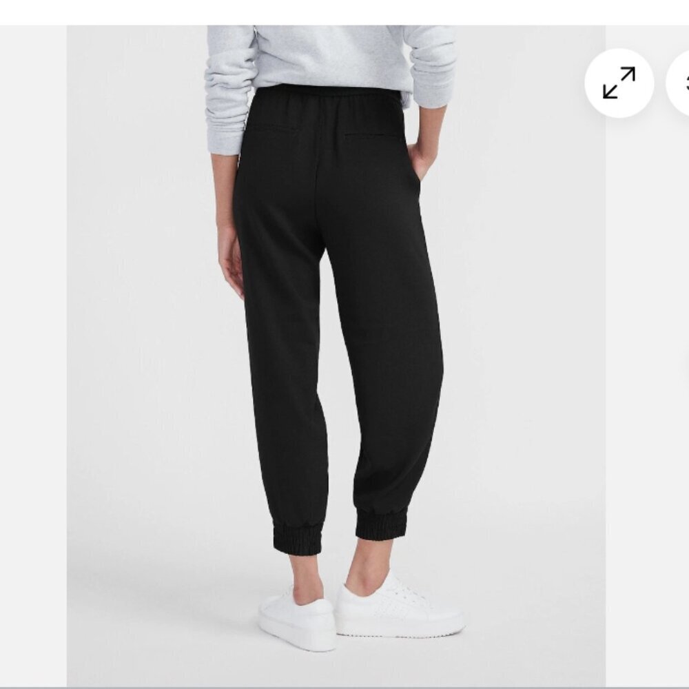 EXPRESS Black High Waisted Drawstring Jogger Pants Size Medium - Picture 2 of 10
